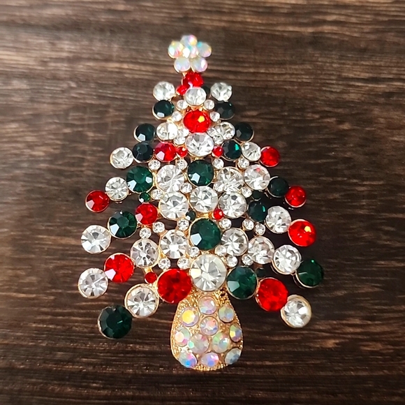Christmas Tree  BROOCH CHRISTMAS - Picture 1 of 3